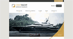 Desktop Screenshot of onlyyacht.com