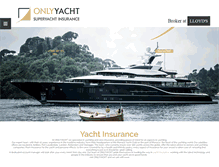 Tablet Screenshot of onlyyacht.com